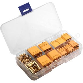 Share Goo 3.5mm Banana Plug ذكر أنثى رصاصة موصل XT60 XT90 محول القابس لشاحنة سيارة RC FPV بطارية ليبو التحكم الإلكتروني في السرعة ESC المحرك