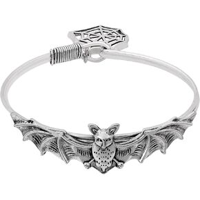 HAQUIL Bat Wing Gothic Cuff Bracelet Cable Cuff Bangle Bracelet for Mens Women