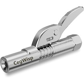 Grease Gun Coupler, Grease Gun Tips, Strong Lock on Greases Gun Couplers, Quick Release Grease Coupler, Compatible with All Grease Guns