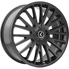 KR185 Double Down 22x8.5 5x110/5x115 +38mm Gloss Black Wheel Rim 22" Inch