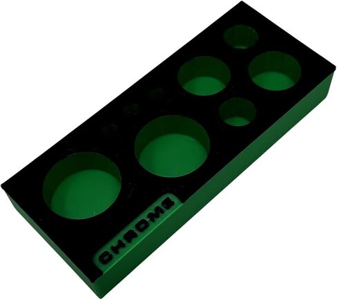 MagAttach Chrome Adapter and Short Extensions Magnetic Interconnecting Organizer Tray (Green/Black) in Saudi Arabia