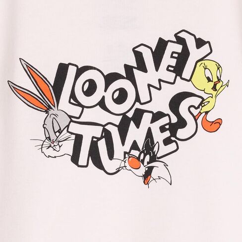 طقم بيجامة قطنية مريحة للجنسين من Amazon Essentials Looney Tunes للأطفال والصغار in Kuwait