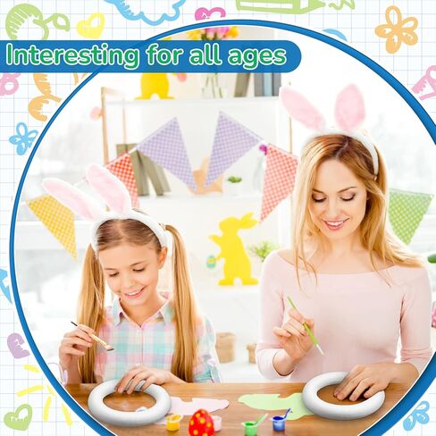 Juexica 36 Pcs 6 Inch Foam Wreath Forms for Crafts Foam Circles Ring Small Wreath Polystyrene Foam Ring for Wedding Home Flower Projects DIY Arts Crafts Supplies Christmas Decorations in Saudi Arabia