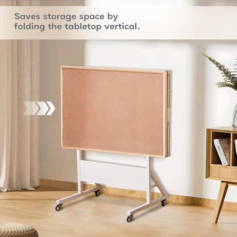 طاولة أحجية الصور المقطوعة الدوارة من Tektalk مع إمكانية تعديل الزاوية والارتفاع، لوحة ألغاز مع 4 أدراج ملونة، حامل ألغاز مائل بأرجل، مرفق بـ 4 عجلات دوارة، لما يصل إلى 1500 قطعة in Kuwait