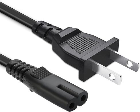 2 Pack 10a 125v AC Power Cord for Samsung UN32 UN40 UN43 UN48 UN49 UN50 UN55 UN60 UN65 UN70 UN75 UN78 Series 4k Smart TV 32 40" 43" 48" 49" 50" 55" 60" 65" 75" 82" inch Charger Replacement Power Cable in Kuwait