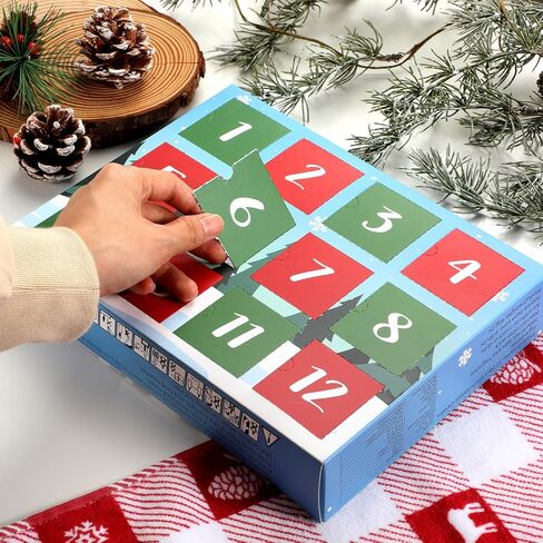 Tuitessine 12 يومًا تقويم قدوم عيد الميلاد 2024 شموع معطرة زينة عيد الميلاد الأمريكية الأفريقية شموع جرة شمع الصويا 12 قطعة تقويم عيد الميلاد العد التنازلي هدايا سانتا كلوز السوداء in Kuwait