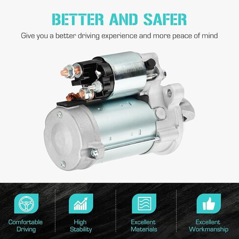 Starter Fit for Ford F150 5.0L 2014-2017,for F150 6.2L 2014, F250/F350 Super Duty 2014-2017,for Expedition 5.4L 2014, for E-Series Vans 4.6L 5.4L 6.8L 2014, for Lincoln Navigator 5.4L 2014 in Saudi Arabia
