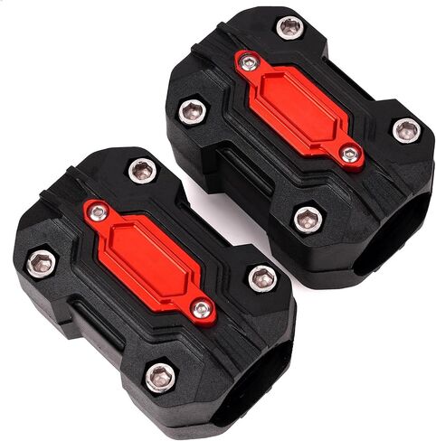Motorcycle Engine Guard Bumper Block Crash Bar Slider 22/25/28mm Fit for Versys 650, Vulcan S, R1300GS, R1250GS, 390 Adventure, Africa Twin, TRANSALP XL750, Vstrom (Blue) in Kuwait