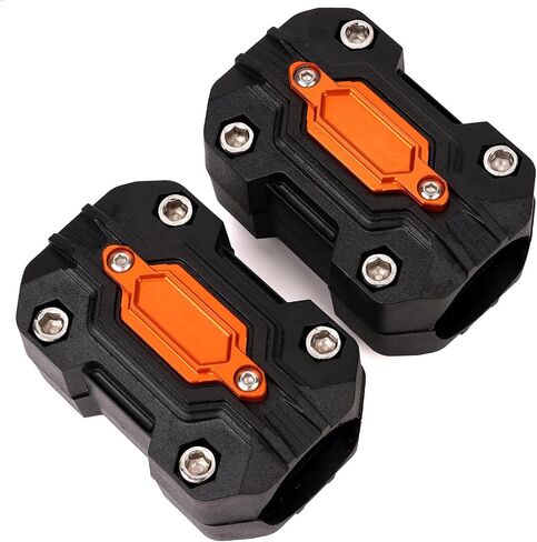 Motorcycle Engine Guard Bumper Block Crash Bar Slider 22/25/28mm Fit for Versys 650, Vulcan S, R1300GS, R1250GS, 390 Adventure, Africa Twin, TRANSALP XL750, Vstrom (Blue) in Kuwait