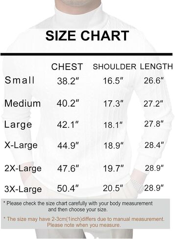 Men's Mockneck Sweaters Long Sleeve Slim Fit Casual Pullover Cable Knit Turtleneck Jumpers Sweaters in Saudi Arabia