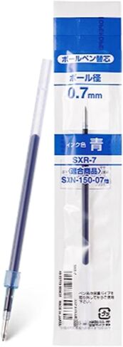 Oil-Based Gel Ink Roller Ball Pens Refills, Blue, 0.7 MM, Pack of 10, SXR7.33 in Saudi Arabia