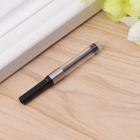 2 Pcs Black Universal Fountain Pen Ink Converter Standard Push Piston Fill InkAbsorber Resistant and Deft Writing and Correction Supplies, Pens and Refills Writing in Saudi Arabia