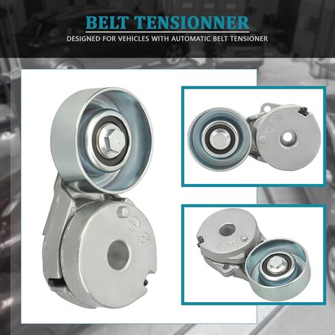 IRONTEK Belt Tensioner Pulley Assembly 11955ET00A fit for Nissan (2013-2020 NV200/ 2007-2012 Sentra/ 2007-2012 Versa) #39162 in Saudi Arabia