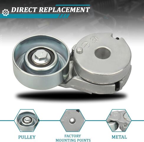 IRONTEK Belt Tensioner Pulley Assembly 11955ET00A fit for Nissan (2013-2020 NV200/ 2007-2012 Sentra/ 2007-2012 Versa) #39162 in Saudi Arabia