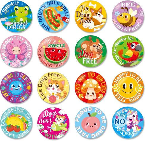 32 Pcs Red Ribbon Awareness Buttons Pins Bulk Sets,1.5 Inch Round Badges Decoration for Red Ribbon Week Party Favor Supplies Decorations Goodie Bag Stuffers Groups Support Fundraisers in Kuwait