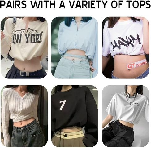 شريط WALLFID Croptuck قابل للتعديل، أداة ثني للتي شيرت، القميص، القلنسوة، شريط ثني لقص السترات، القميص يبقى الفرقة لـ in Kuwait