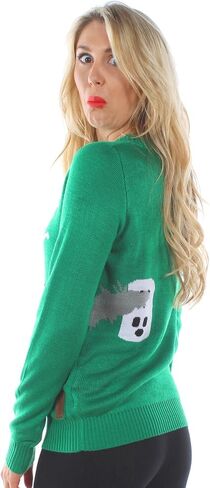 Women's Santa Unicorn Christmas Sweater - Ugly Christmas Sweater for Women in Saudi Arabia