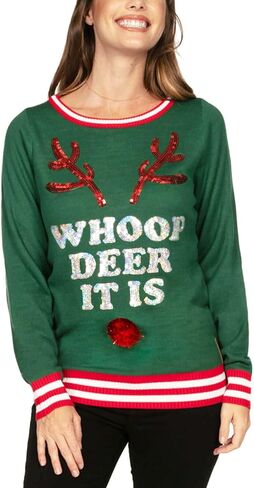 Women's Santa Unicorn Christmas Sweater - Ugly Christmas Sweater for Women in Saudi Arabia