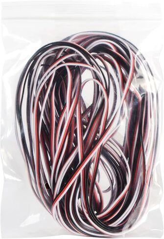 YXQ 26AWG Servo Cable 50 feet 3-pin Line for Futaba JR RC Servo Hobby Model Aircraft Model Wiring 30 corex0.08mm in Kuwait