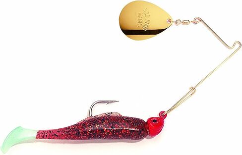 Strike King Redfish Magic Saltwater Spinnerbait/Blue Crab/Red Head, 1/8oz (RMG18-866) in Saudi Arabia
