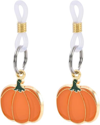 Halloween Themed Non Piercing Fake Nipple Rings Nipple Noose Adjustable Pumpkin Ghost Dangle Nipplerings Non Pierced Fake Nipple Jewelry for Women in Saudi Arabia