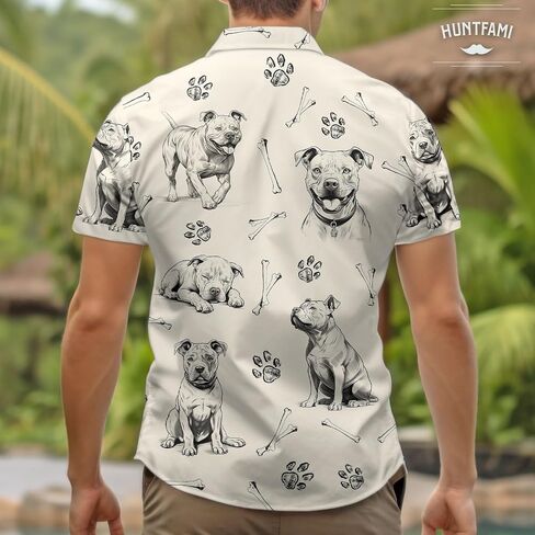 Summer Beach Hawaiian Shirts for Men - Casual Button Down Short Sleeve Floral Tropical Vacation Shirts in Saudi Arabia
