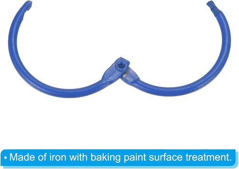 PATIKIL Loose Leaf Binder Rings 1 Inch, 15 Pack Metal Flash Card Book Binding Rings for Key Chain Index Card Scrapbooks, Bright Blue in Saudi Arabia