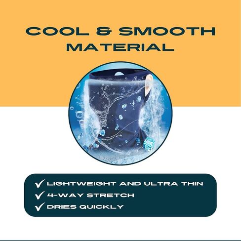 Ultra Thin Sport Neck Gaiter Face Cover With Ear Loops – Cooling Breathable Designed In Korea – UV Protection in Saudi Arabia