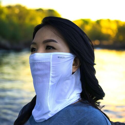 Ultra Thin Sport Neck Gaiter Face Cover With Ear Loops – Cooling Breathable Designed In Korea – UV Protection in Saudi Arabia