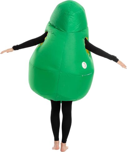 Spooktacular Creations Avocado Inflatable Costume, Green Women Deluxe Halloween Inflatable Costume, Fruit Halloween Costumes for Themed Parties, Adult Size in Saudi Arabia