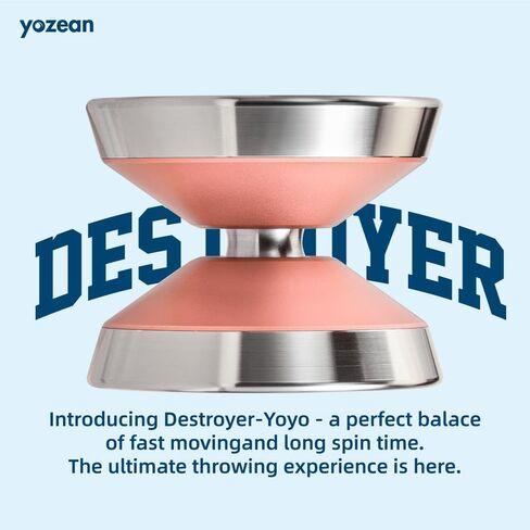 Yozean Yoyo Divemaster 7075 Aluminum Alloy Unresponsive 304 Stainless Steel Professional Competition (1A,3A,5A) Toys, Green in Saudi Arabia