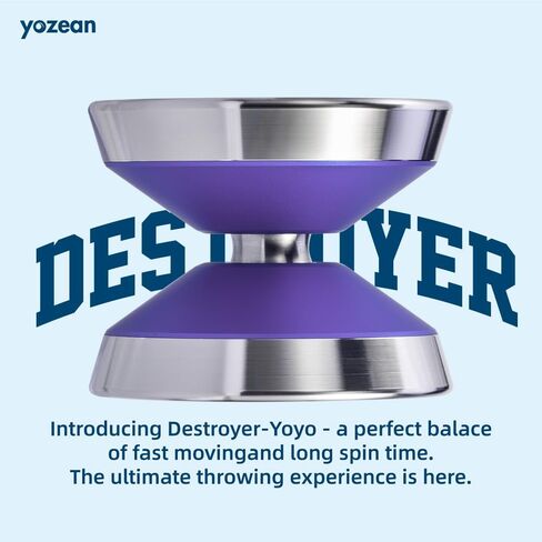 Yozean Yoyo Divemaster 7075 Aluminum Alloy Unresponsive 304 Stainless Steel Professional Competition (1A,3A,5A) Toys, Green in Saudi Arabia