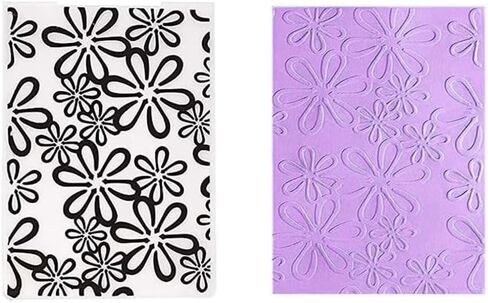 6Pcs Plastic Embossing Folders for Card Making Embossing Machine Template Mold Paper Card Embossing Stencil Flower Leaf Embossing Folder for Scrapbook Photo Album DIY Craft Decoration， 4.1 x 5.8inch in Kuwait