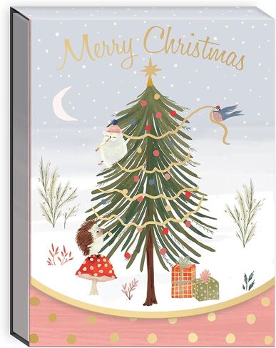 Punch Studio Molly & Rex 12 Days Partridge Xmas Pocket Notepad (31951) in Saudi Arabia