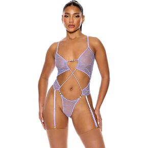 Pull My Strings Mesh Teddy Womens