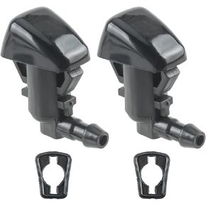 MOTOALL BE8Z17603A Windshield Washer Fluid Nozzle Spray Jet Replacement Fit for Ford Fiesta 2011-2019 Replaces BE8Z-17603-A