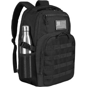 CtopxCone 45L Military Tactical Backpack Large Army 3 Day Molle Assault Pack Bug Out Bag Daypack for Men Hiking Camping Army Camping, Balck Tactical Backpack