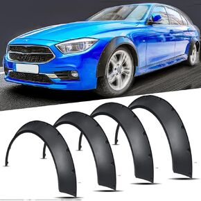 4PCS Universal Fender Flares 800mm Flexible Wide Body Kit Wheel Arches Durable PU Wheel Arch Protector