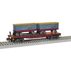 Lionel The Polar Express American Flyer S Gauge Model Train TOFC Flatcar