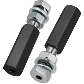 M MATI 2Pcs Quick Release Flag Pole Holder Black Hold 1/4'' Flag Poles for ATV UTV Motorcycle Dirt Bike All Year