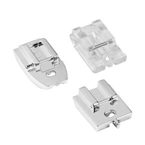 3-Piece Invisible Concealed Zipper Presser Foot Set for Low Shank Snap-On Singer, Brother, Janome, Juki, Babylock, Elna, Kenmore, White, Necchi, Simplicity, and More Sewing Machines