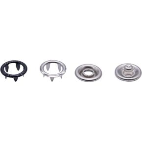 10Set 9.5mm Metal Prong Snap Button Press Button Studs Fasteners for Clothes Garment Sewing Bags Shoes in Kuwait