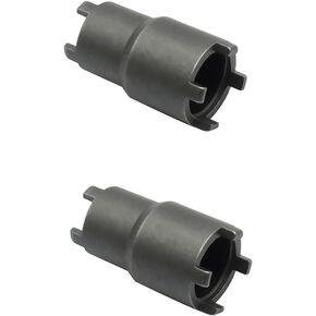 2 pcs 20mm 24mm Lock Nut Removal Tool Clutch Remover 4-Pin Spanner Socket Wrench for Honda Motorcycle ATV Dirt Bike