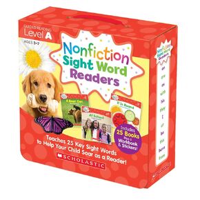 مجموعة قراء الكلمات الواقعية SC-584281 من Scholastic، المستوى A (عبوة من 27 قطعة)