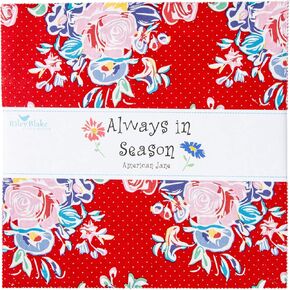American Jane Always in Season 10" Stacker 42 10-inch Squares Layer Cake Riley Blake 10-15100-42