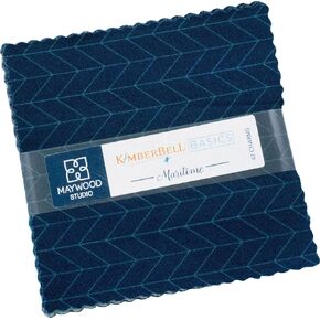 Kim Christopherson KimberBell Basics Refreshed Maritime Charm Pack 42 5-inch Squares Maywood Studio
