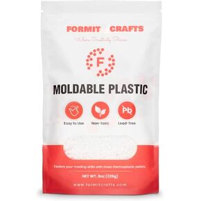 Thermoplastic Beads – 2lb Polymorph Plastic Pellets(Made in Spain) – Reusable Moldable Plastic Beads – Melting Plastic Pellets for Modeling, DIY Crafts, Sculpting, Cosplay (Made in EU) (2)