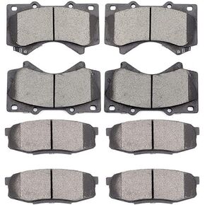 Front Rear Ceramic Brake Pads Set For Toyota Land Cruiser 2008-2011 2013-2017,For Toyota Sequoia 2008-2017,For Toyota Tundra 2007-2017