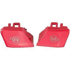Steering Wheel Button Cover, Car Steering Wheel M1 M2 Mode Switch Control Button for M3 M4 F80 F82 F83 (Red)