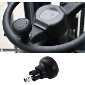 Augeny Car Steering Wheel Knob, 8mm Screw Steering Wheel Spinner Knob Turning Aid Ball, Universal Non-Slip Screw Steering Wheel Spinner Knob for Tractor Forklift Assembly